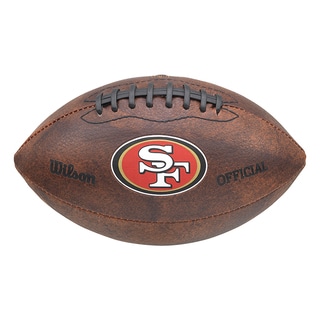 Wilson NFL San Francisco 49ers 9-inch Composite Leather Football-Image