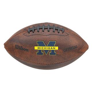 Wilson NCAA Michigan Wolverines 9-inch Composite Leather Football-Image