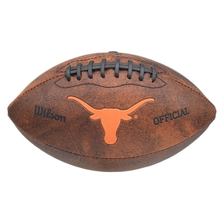 Wilson NCAA Texas Longhorns 9-inch Composite Leather Football-Image