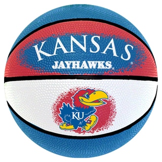 Spalding Kansas Jayhawks 7-inch Mini Basketball-Image