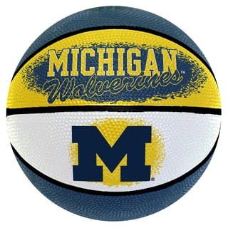 Spalding Michigan Wolverines 7-inch Mini Basketball-Image