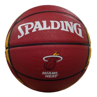 Spalding Miami Heat 7-inch Mini Basketball-Image