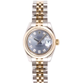 Pre-Owned Rolex Women's Two-tone Diamond Dial Watch