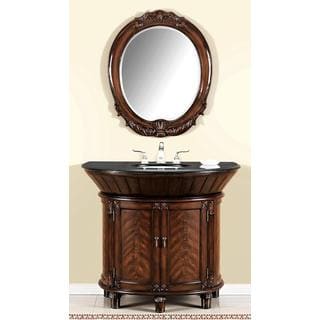 (^ ^)// Anteros Demilune Bathroom Vanity with Mirror