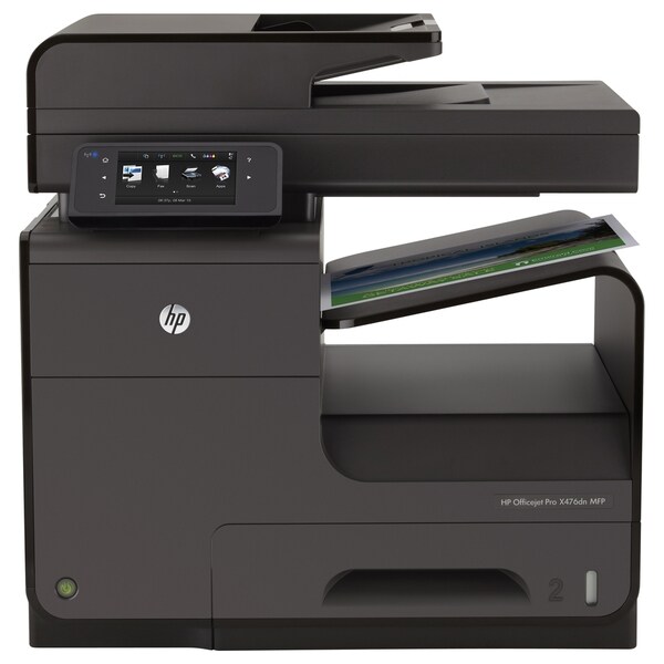 HP Officejet Pro X476DN Inkjet Multifunction Printer - Color - Plain 
