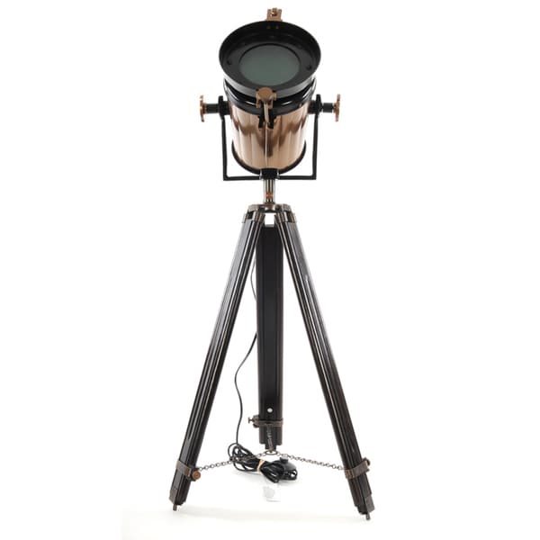 Aluminum/ Steel and Wood Tripod Spot Light