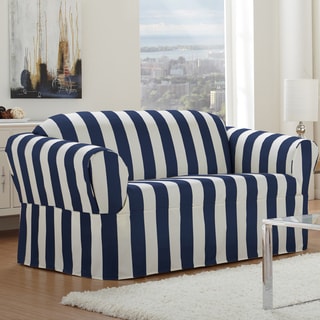 Cabana One-piece Relaxed Fit Wrap Sofa Slipcover-Image