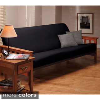 Stretch Leather Futon Slipcover-Image