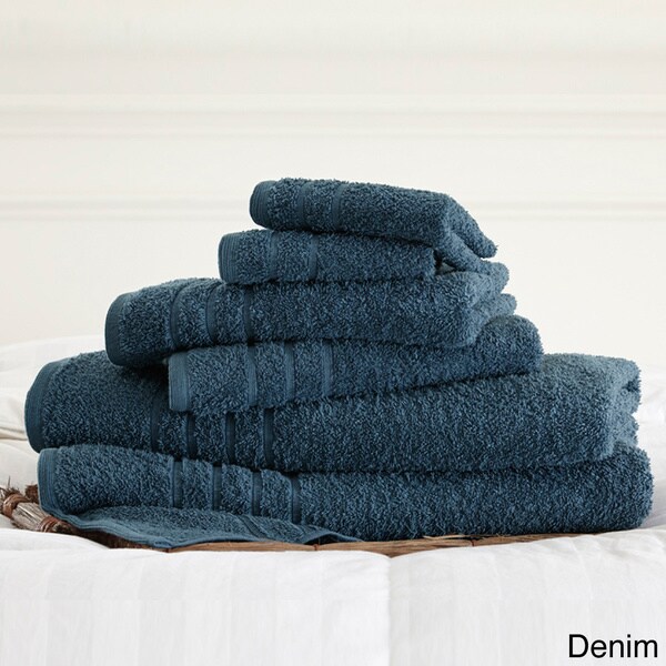 Luxurious Egyptian Cotton 6piece Towel Set Overstock Shopping Top