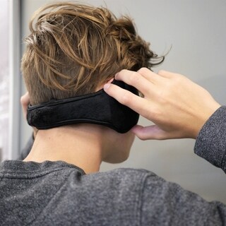 Fleece Built-in Stereo Headphone Earmuffs-Image