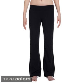 Women's Cotton/ Spandex Blend Fitness Pants-Image