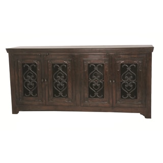 Great Prices Mirage Hand-carved Kiln Dried Acacia Wood 4-door Buffet