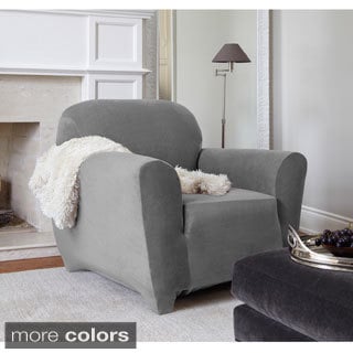 Maude One-piece Stretch Chair Slipcover-Image