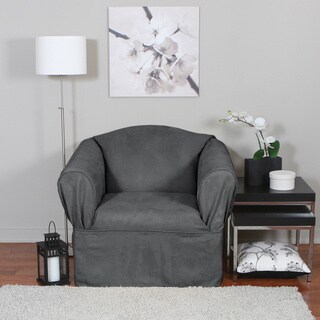 Bruce One-piece Relaxed Fit Wrap Chair Slipcover-Image