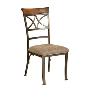 Buy  Powell Hamilton Matte Pewter/ Bronze Dining Chairs (Set of 2)