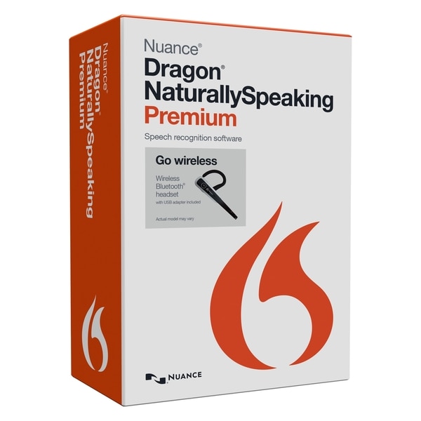 Nuance Dragon NaturallySpeaking v.13.0 Premium Wireless Edition With 
