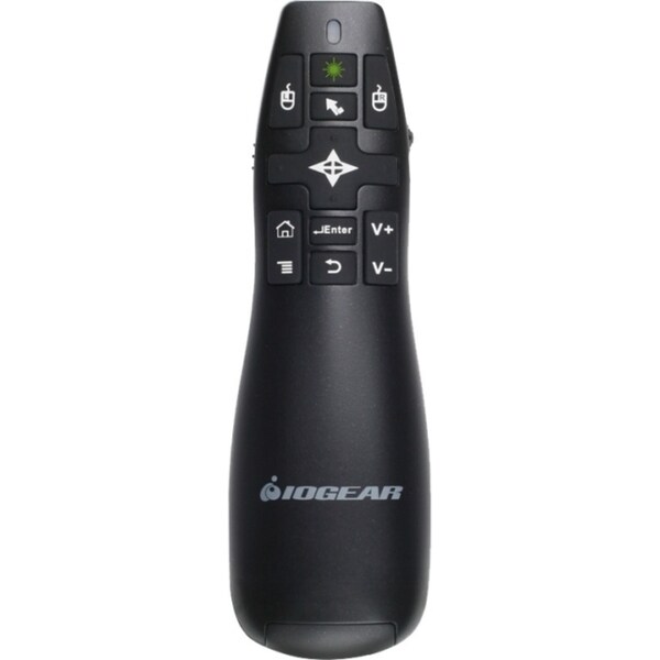 Iogear GreenPoint Pro - 2.4GHz Gyroscopic Presentation Mouse w/ Laser