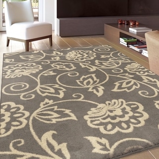 Find Shop Sherwood Rio Blanco Grey Rug (7'10 x 10'10)
