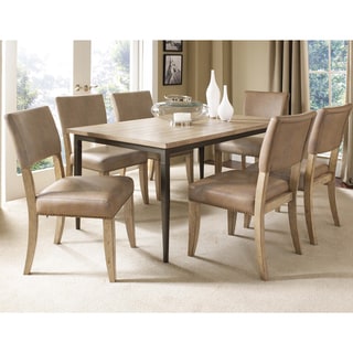Low Price Charleston 7-piece Rectangle Dining Set with Parson Chairs