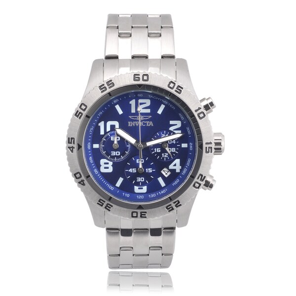 Invicta Men's 1489 Stainless Steel 'Specialty' Chronograph Link Watch