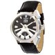 Lancaster Men's Black Leather Watch