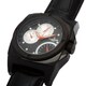 Men's Lancaster Italy OLA0344BK Black Leather Date Display Watch
