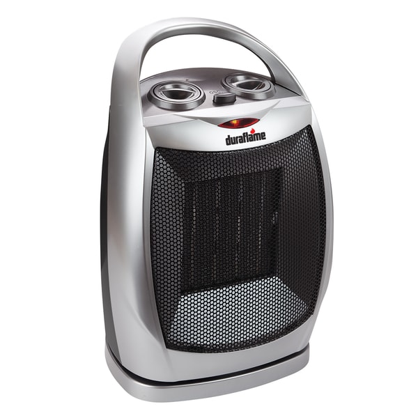Duraflame DFH-DH-15-TO Gray Portable Oscillating Electric Ceramic Desktop Heater