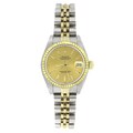 Pre-owned Rolex Women's 69173 Datejust Two-tone Automatic Watch