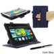 rooCASE Slim Fit Folio Case Cover with Stylus for Amazon Kindle Fire HD 7 2013