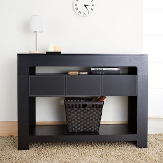 @@@ > Furniture of America Arroya Modern Black Console Table