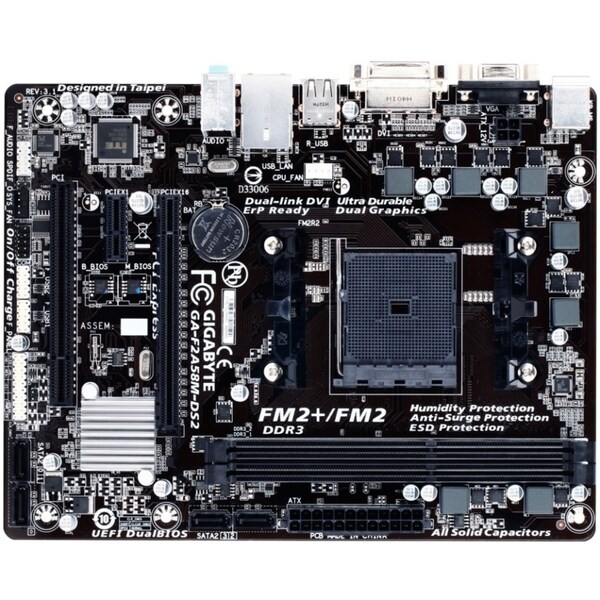 Gigabyte Ultra Durable 4 Plus GA-F2A58M-DS2 Desktop Motherboard - AMD