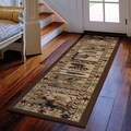 Cherokee Big Spring Brown Rug (2'3 x 8')