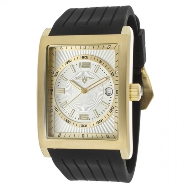 Swiss Legend Men's SL-40012-YG-02S Limousine Black Silicone Watch 