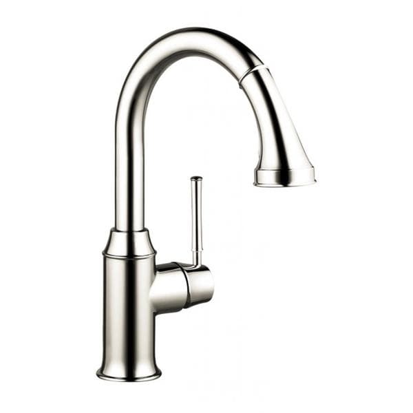 Hansgrohe Talis C Prep Kitchen faucet with Pull-down 2-spray Polished Nickel