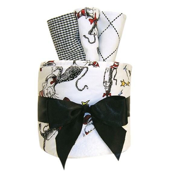 Trend Lab Dr. Seuss Cat In The Hat Hooded Towel  Gift Cake