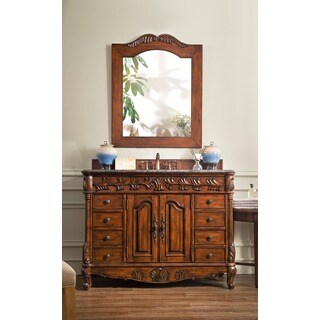 (^.^)/  James Martin Furniture Classico Cherry 48-inch Single Granite Vanity Set