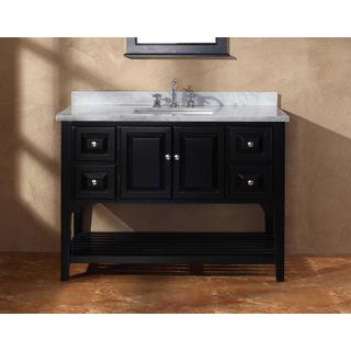 See Reviews James Martin Furniture Toscano Black/ Marble Vanity Set