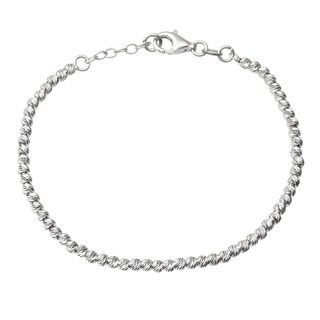 Journee Collection Italian Sterling Silver Bracelet