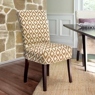 Ikat Relaxed Fit Dining Chair Slipcover with Buttons-Image