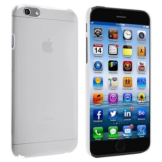 BasAcc Clear Frosted Ultra Slim Fit Case Cover for Apple iPhone 6 4.7-inch-Image