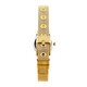 Vernier Women's Mini Goldtone Case Mesh Band Crystal Bezel Watch