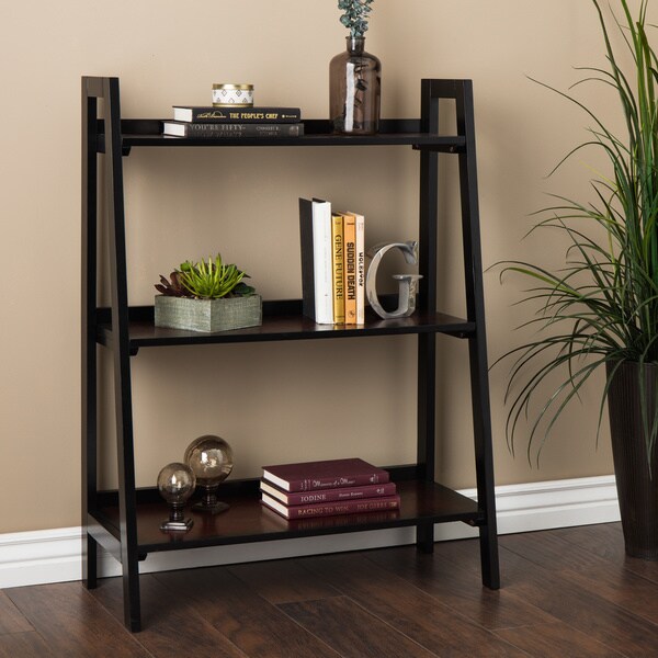 black 2 shelf bookcase