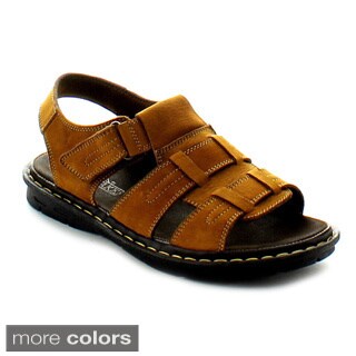 J's Awake Men's 'Diego-06' Cut-out Vamp Fisherman Sandals