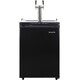 EdgeStar Black Full-Size Dual Tap Kegerator with Digital Display