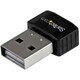StarTech.com USB 2.0 300 Mbps Mini Wireless-N Network Adapter - 802.1