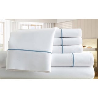 Save Price Egyptian Cotton Blend 1000 Thread Count Marrow Stitch 6-piece Sheet Set