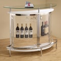 Contemporary White Bar Unit