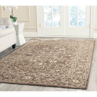 Hot Deal Safavieh Hand-knotted Kenya Brown/ Beige Wool Rug (8' x 10')