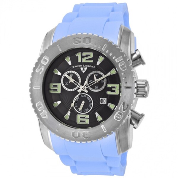 Swiss Legend SL-10067-01-BBLS Men's Commander Black Chronograph Watch