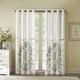 Madison Park Kiely Floral Watercolor Curtain Panel